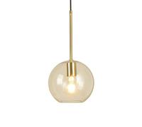 Suspension Globe, Abat-Jour en Verre avec Accessoires, luminaire E27, Suspension Nordique Simple pour Salle à Manger et Cuisine