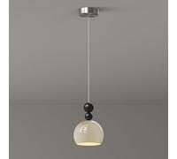 Suspension Globe, mini lampe suspendue en métal avec abat-jour sphérique en acrylique, lampe LED moderne - 8 W - 3 modes de couleur, suspension décorative pour chambre d'enfant