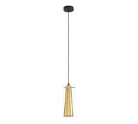 Suspension GOLD E27 1X40W en acier noir D110mm