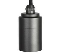 Suspension Graphite H 6.5cm/Ø 4cm/canopy black HxØ 2.5x8cm