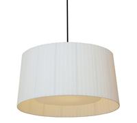 Suspension GT6 H x Ø 23x45cm/diffuser white/canopy satined nickel H x Ø 3x7cm