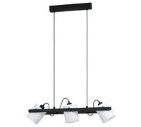 Suspension Hornwood - Noir et blanc - 28W