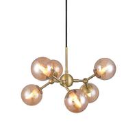 Suspension Halo Design Atom Mini en Laiton Antique