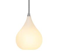 Suspension Halo Design Drops Ø23 en Verre Opale et Aluminium