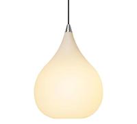 Suspension Halo Design Drops Ø30 en Verre Opale et Aluminium