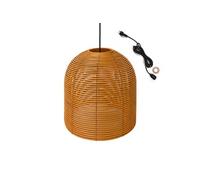 Suspension HANG BOHEME Extérieure Polyrotin Beige H31cm