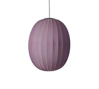 Suspension Haute/ovale Knit-Wit Ø65 Bordeaux LED,