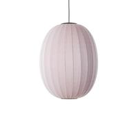 Suspension Haute/ovale Tricotée à La Made By Hand Ø65 Pierre de Sable LED