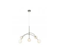 Markslöjd Heaven lampe suspendue 5x28 W blanc-acier 107559