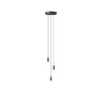 Suspension Hexa Brighter Days avec cluster 3 en Laiton