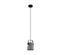 Suspension HILCOTT E27 1X40W en acier noir D145mm