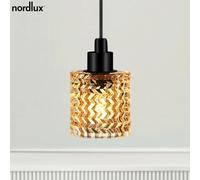 Suspension HOLLYWOOD Métal-Verre Ambre E27 - Nordlux 46483027