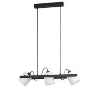 Suspension Hornwood - Noir et blanc - 28W