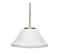Suspension Hübsch Muse Triangulaire Blanc