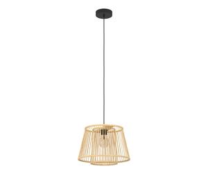 Suspension HYKEHAM E27 1X40W en acier noir D380mm