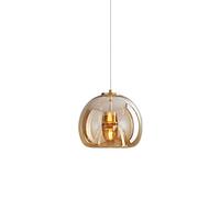 Suspension Industrielle rétro en Verre - Lustre créatif avec éclairage E27 pour Salon et Chambre
