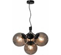 Suspension Ivona 4 lumières E27 28W IP20 41,5 x 54,2 cm noir