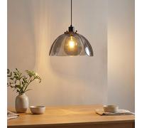 Suspension Lampe À Pendre Lampe De Salon Noire En Forme De Fleur D 34 CM