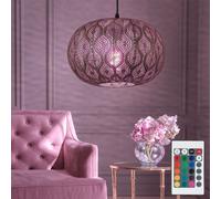 Suspension Lampe À Pendre Télécommande Dimmable RGB LED Oriental Salle À Manger
