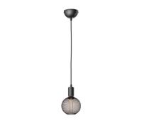 Suspension / lampe à suspendre DORI noir mat in 27 LED G120 extra blanc
