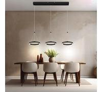 Suspension Lampe De Chambre Dimmable Mémoire 3 Braises Noir LED