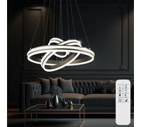 Suspension Lampe De Plafond LED Dimmer Mémoire Télécommande D 60 Cm