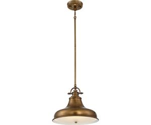 Suspension Lampe De Plafond Métal Verre Laiton Vieilli