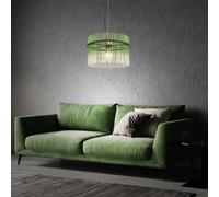 Suspension Lampe De Salle À Manger LED Verte Claire H 150Cm