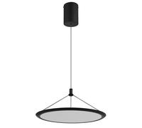 Suspension lampe de table à manger lampe de salon LED noire H 150 cm