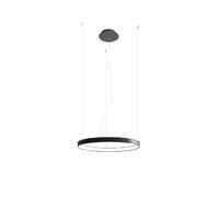 Suspension Lampe Design Lampe Salle À Manger Noire LED Anneau L 55cm