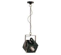 Suspension Lampe En Céramique Métal E27 Noir Shabby Antique Vintage Design