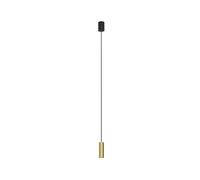 Suspension Lampe En Laiton B: 4 Cm H: Max. 130 Cm Réglable R35 GU10