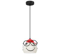 Suspension Lampe Enfant Ø16,5 Cm Ronde E27 Smiley Boule Lampe