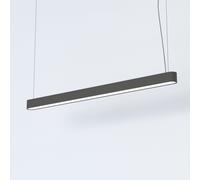 Suspension Lampe Grise B: 125 Cm Chaud Blanc 3000 K Inclus T8 LED Table À Manger
