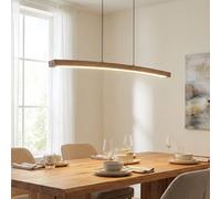 Suspension Lampe LED Pour Salle À Manger Avec Dimmer Tactile En Bois