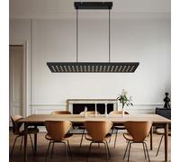 Suspension Lampe LED Pour Salle À Manger Dimmer Bois H 120 Cm