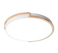 Suspension Lampe Plafonnier LED circulaire encastré de style nordique, panneau plat mince, éclairage plafond à intensité variable 36 W, luminaire for îlot cuisine, couloir, salle bain(White,43cm)