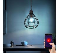 Suspension Lampe Smart Home Dimmable Contrôle Par Application RGB LED