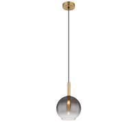 Suspension lampe suspendue lampe de table à manger lampe de salon en verre fumé H 120 cm