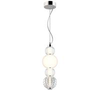 Suspension lampe suspendue lampe de table à manger LED lampe de salon verre hauteur réglable