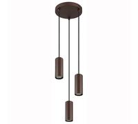 Suspension lampe suspendue lampe salle à manger 3 flammes lampe salon bronze H 120cm