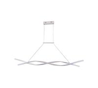 Suspension lampe suspendue plafonnier aluminium blanc LED 3450 lumen L 120 cm