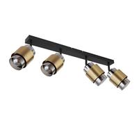 Suspension lampe suspendue plafonnier lampe de salle à manger laiton noir L 65 cm