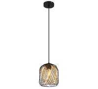 Suspension lampe suspendue plafonnier lampe de salle à manger métal noir D 18 cm