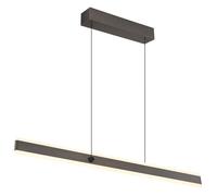 Suspension lampe suspendue plafonnier télécommande LED dimmable L 100 cm 36 watts