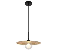 Suspension lampe suspendue salle à manger lumière verre doré lampe de salon H 119 cm