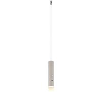 Suspension, lampe suspendue, variateur tactile, couleur sable, lampe torche LED, H 120 cm