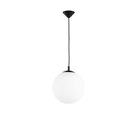 Suspension lampe suspension lampe suspension lampe de salle à manger, télécommande dimmable mémoire, métal verre nickel opale mat, 1x RGB LED 8.5W 806Lm blanc chaud, DxH 30x180cm