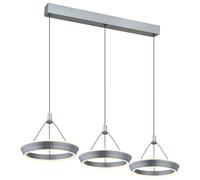 Suspension lampe suspension salle à manger éclairage LED anneaux hauteur réglable L 97,5 cm