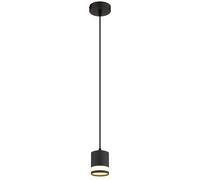 Suspension lampe suspension salon lampe cuisine lampe noir 1 lumière LED